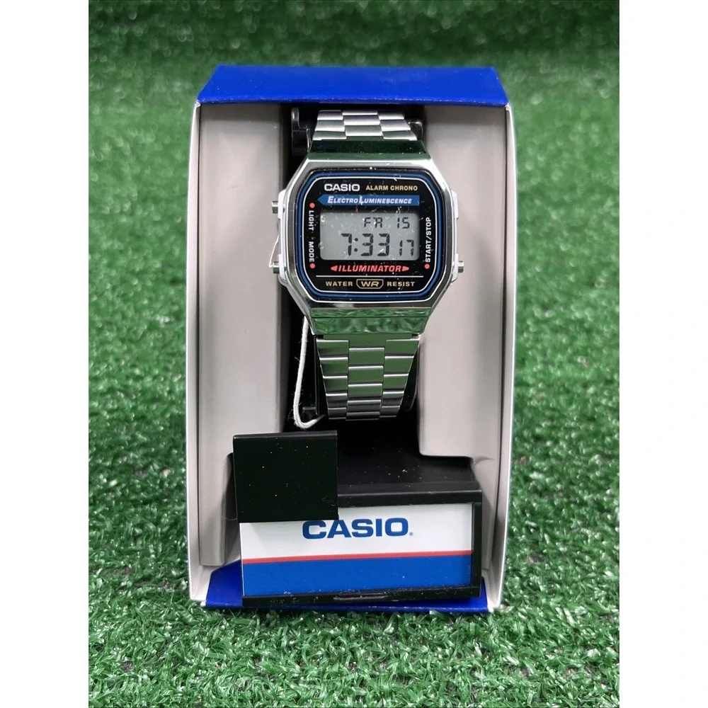 Casio SL-KCUA3-1 Water Resistant Digital Watch Silver New